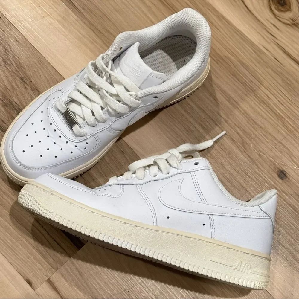 Nike Air Force 1’s Sneakers Athletic White Women’s 7